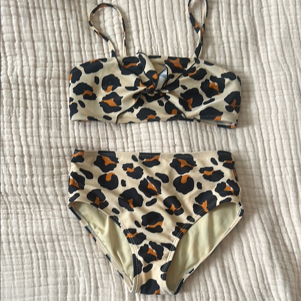 Leopard Print Bikini Set